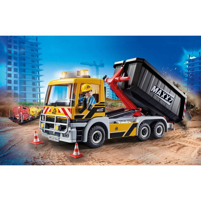 Playmobil 70444 City Action Construction Truck With Tilting Trailer